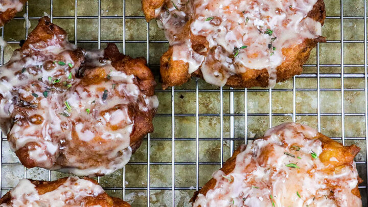 Spiced Apple & Thyme Fritters