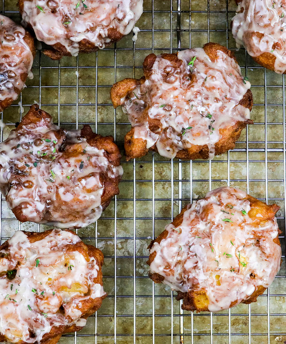 Spiced Apple & Thyme Fritters