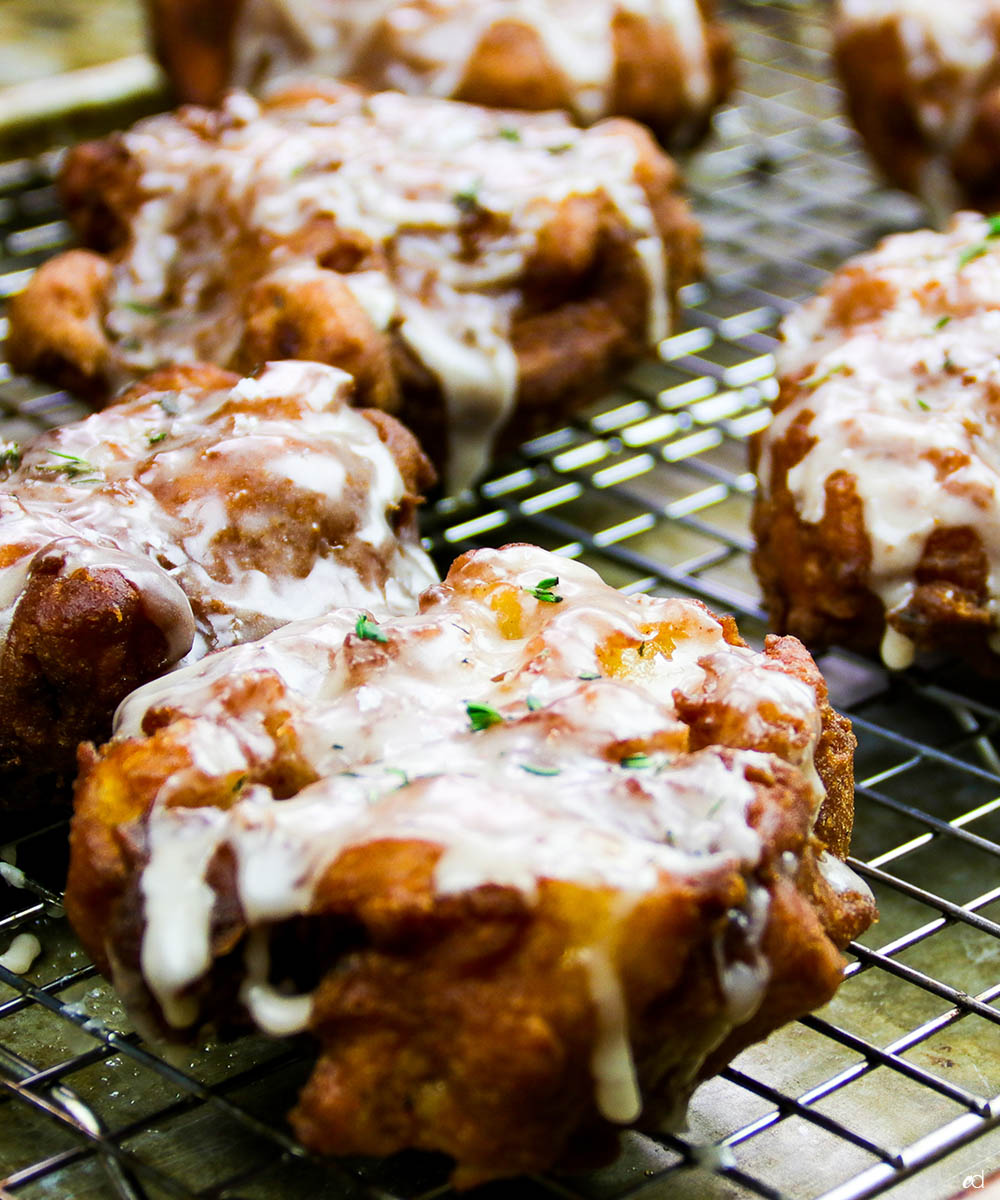 Spiced Apple & Thyme Fritters