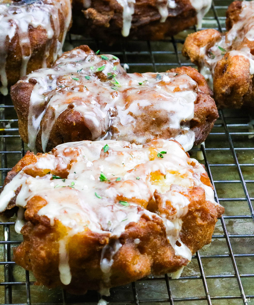 Spiced Apple & Thyme Fritters