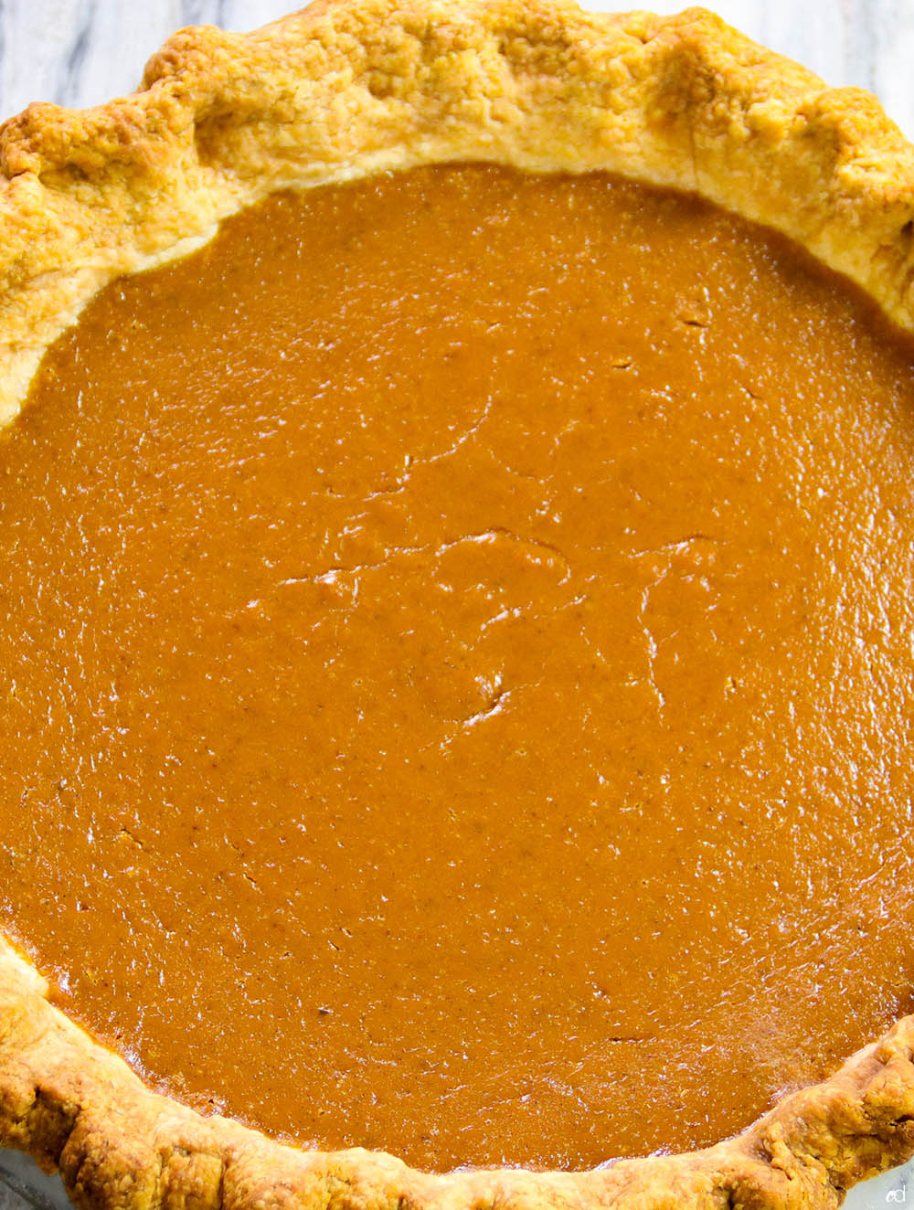 Bourbon Sweet Potato Pumpkin Pie