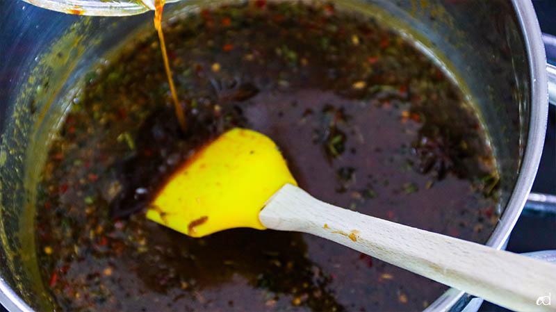 adding vanilla to savory caramel