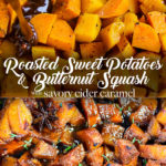 Roasted Sweet Potatoes with Savory Cider Caramel