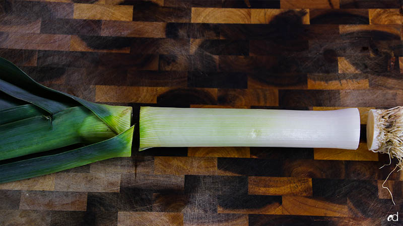 Garlic and Leek Creme Fraiche Mashed Potatoes