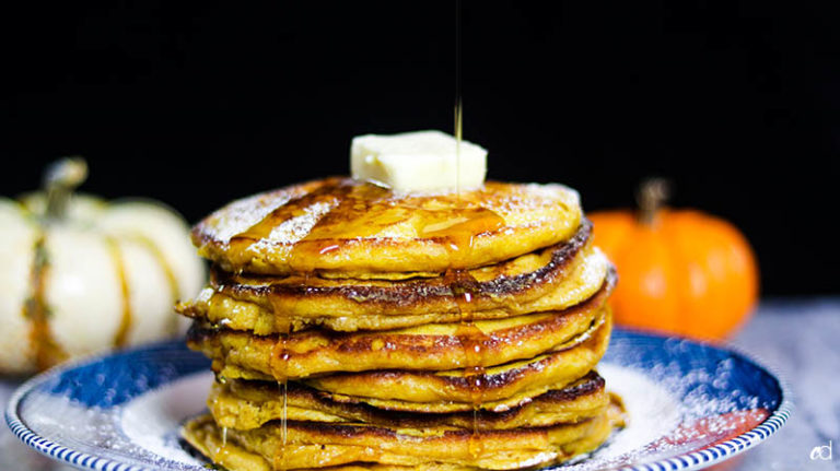 Pumpkin Ricotta Buttermilk Pancakes