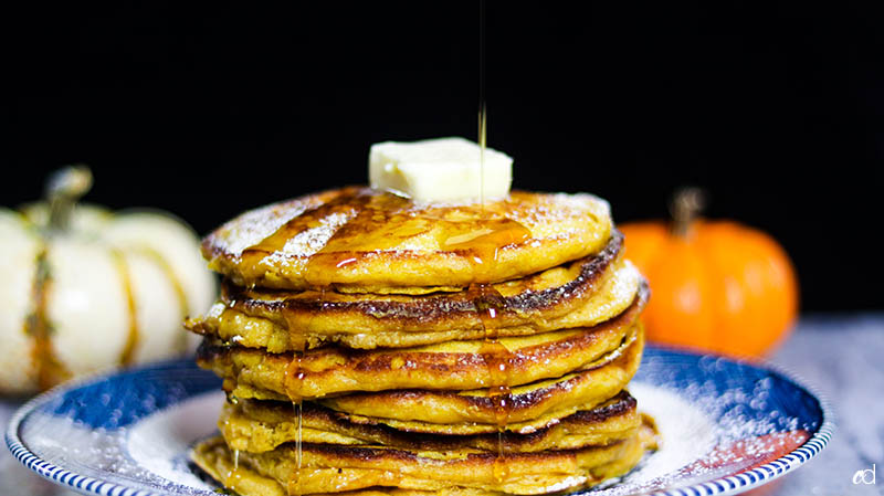 Pumpkin Ricotta Buttermilk Pancakes