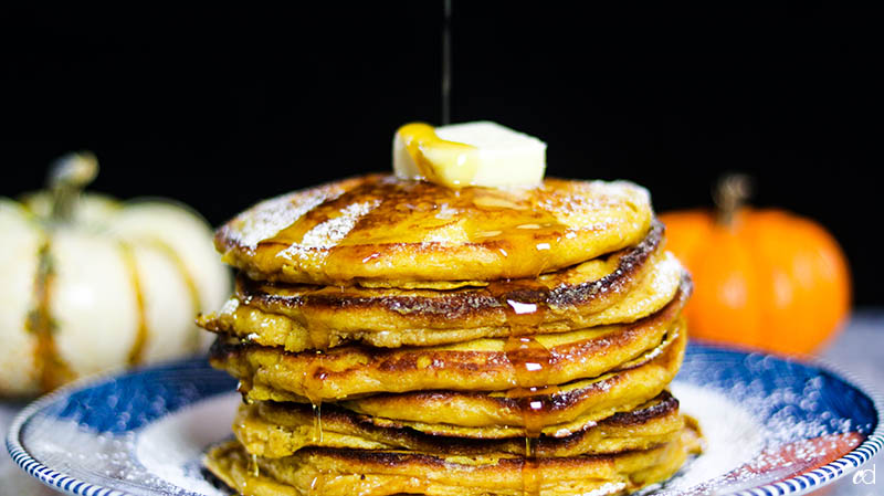 Pumpkin Ricotta Buttermilk Pancakes