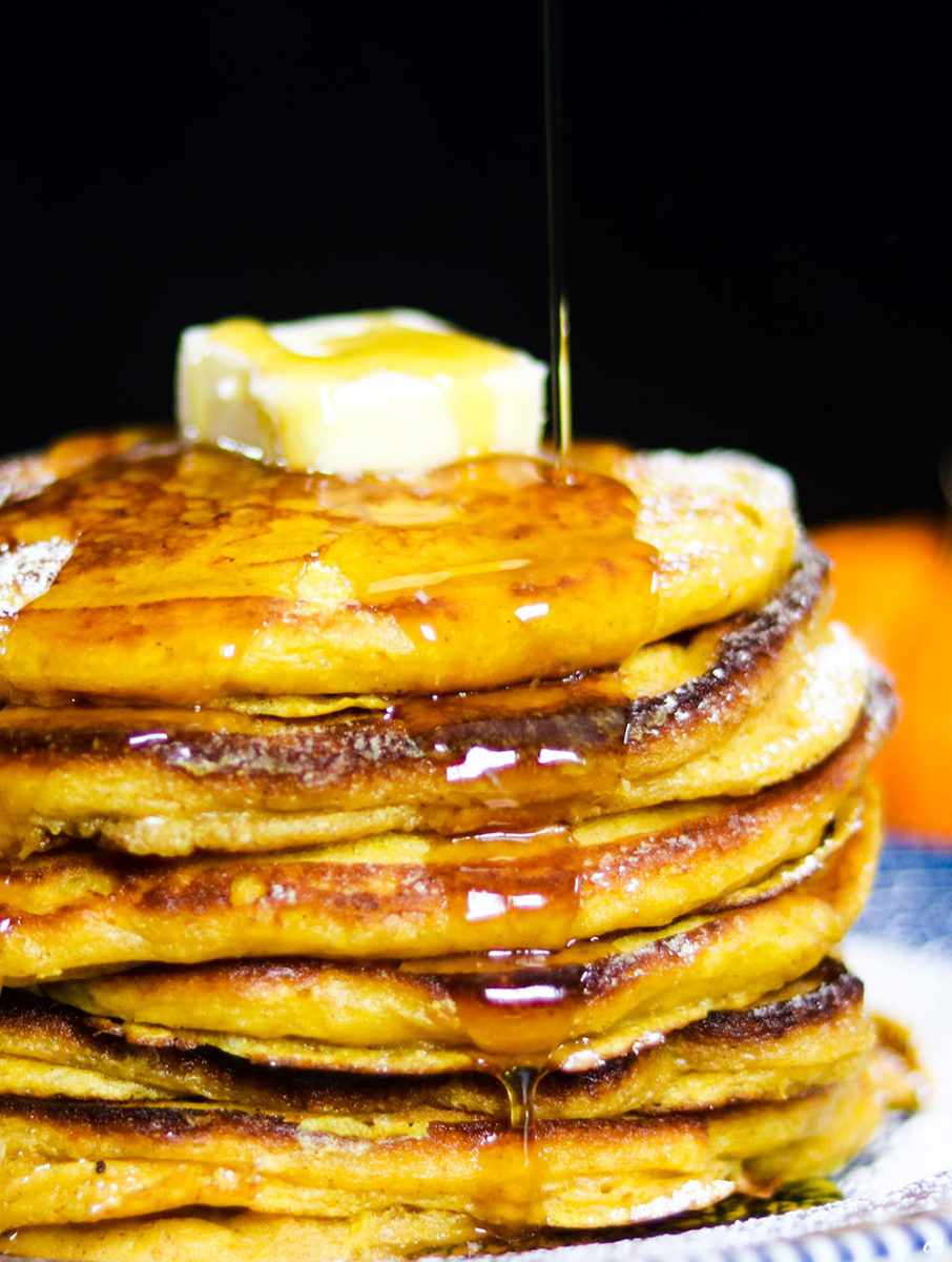 Pumpkin Ricotta Buttermilk Pancakes