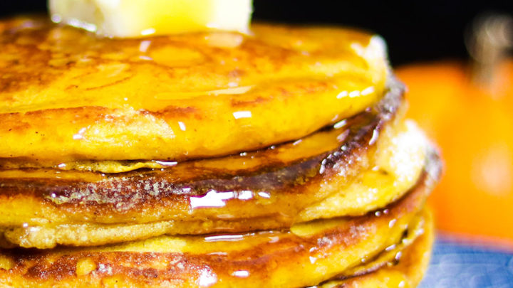 Pumpkin Ricotta Buttermilk Pancakes