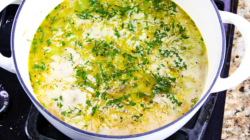 Roasted Chicken and Parmesan Herb Dumplings