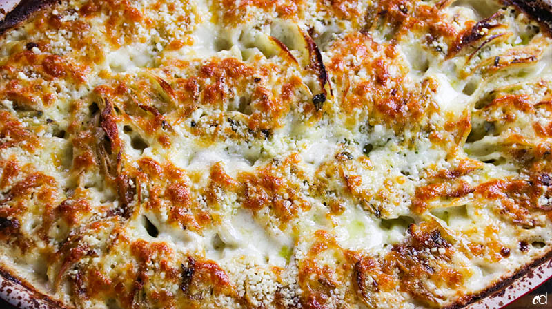 Hasselback Potato Gratin20