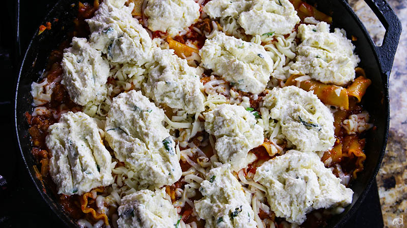 Easy Weeknight Skillet Lasagna