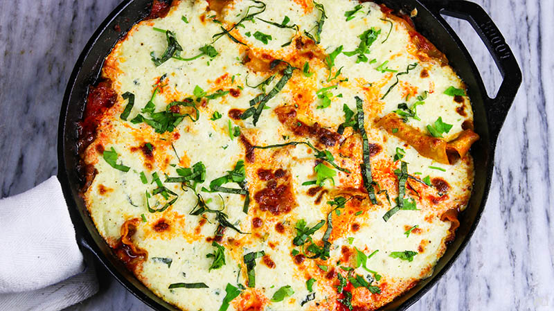 Easy Weeknight Skillet Lasagna