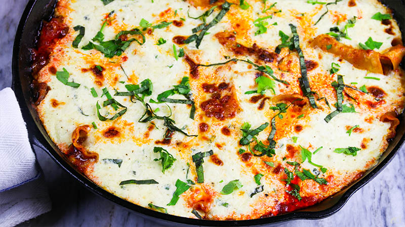 Easy Weeknight Skillet Lasagna