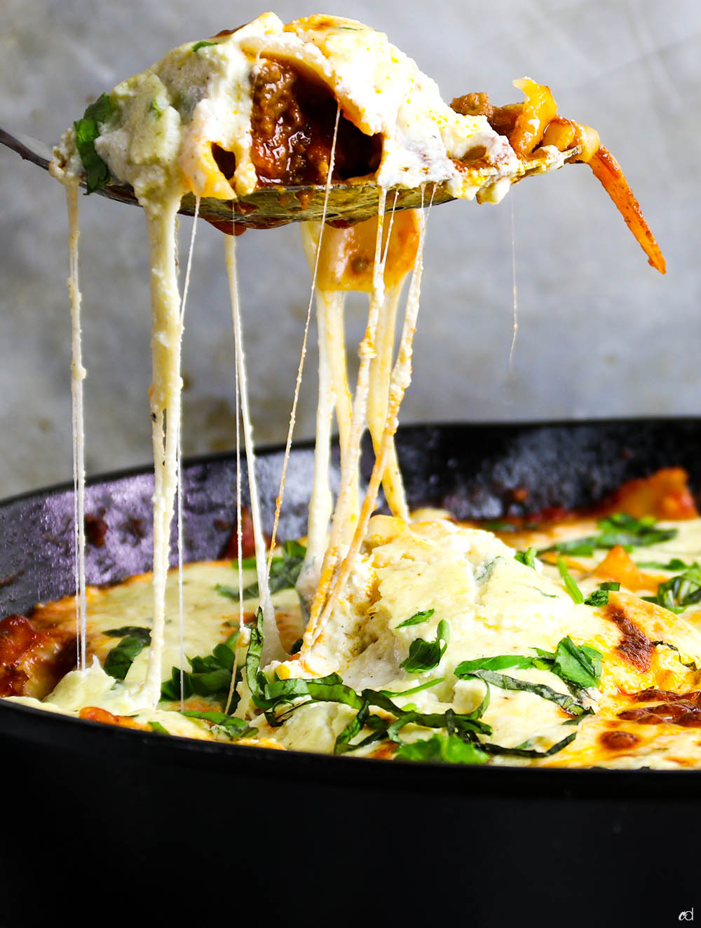 Easy Weeknight Skillet Lasagna