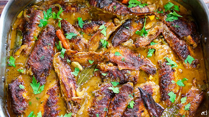 Deep South Dish: Stovetop Smothered Turkey Wings