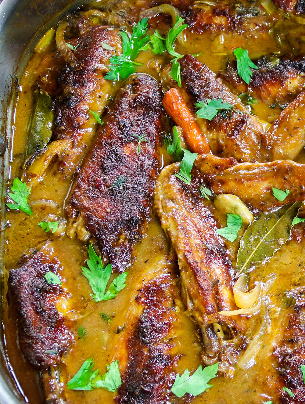 Braised Turkey Wings with Pan Gravy - The Daily Speshyl