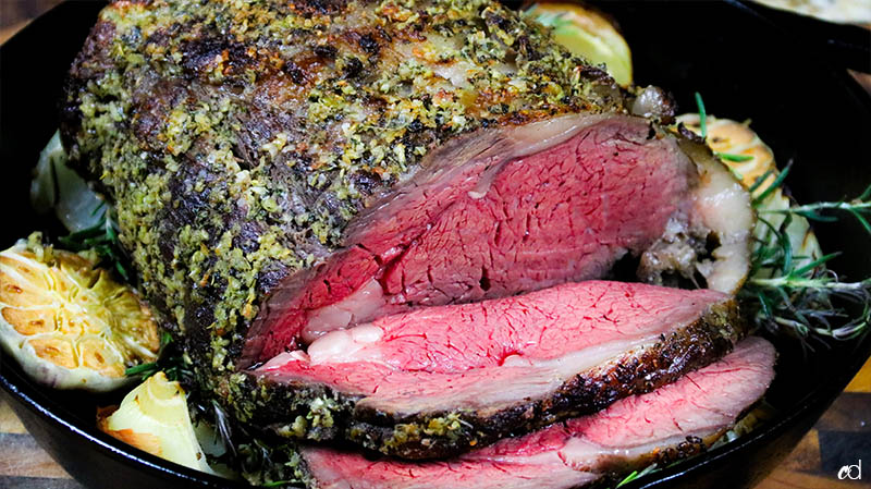 Sous Vide Garlic Boneless Prime Rib |