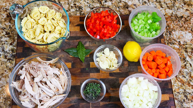 Creamy Chicken Tortellini Soup 1