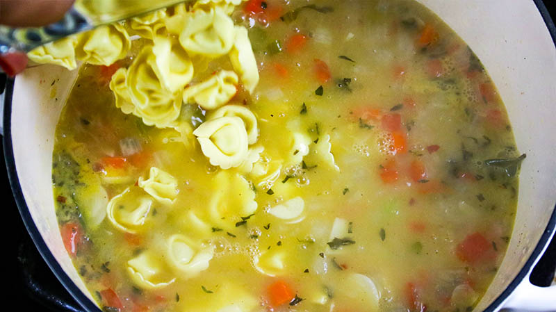 Creamy Chicken Tortellini Soup 18