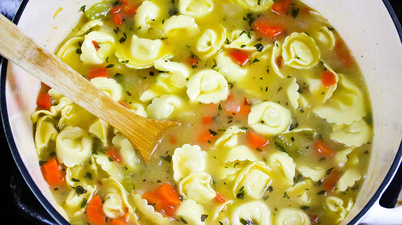 Creamy Chicken Tortellini Soup 19