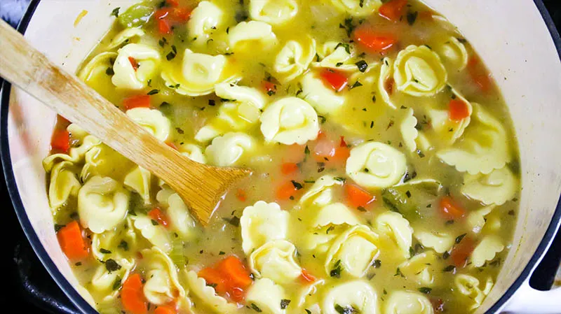Creamy Chicken Tortellini Soup 19