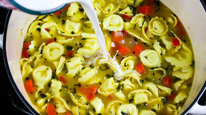 Creamy Chicken Tortellini Soup 20