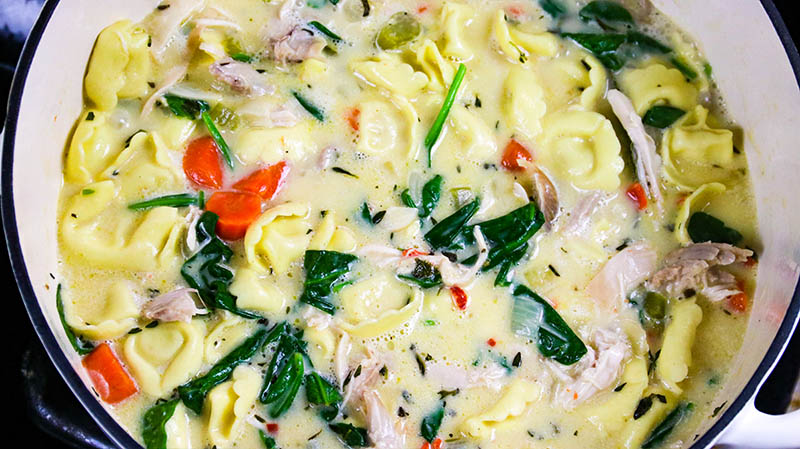 Creamy Chicken Tortellini Soup 24