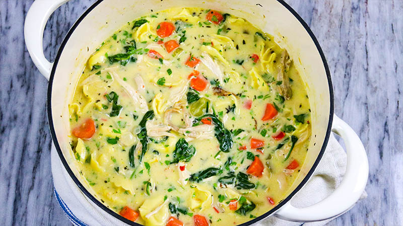 Creamy Chicken Tortellini Soup 27