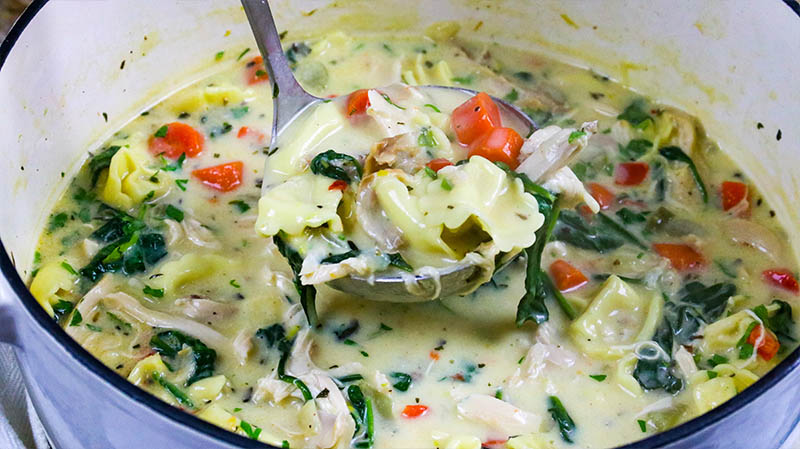 Creamy Chicken Tortellini Soup 28