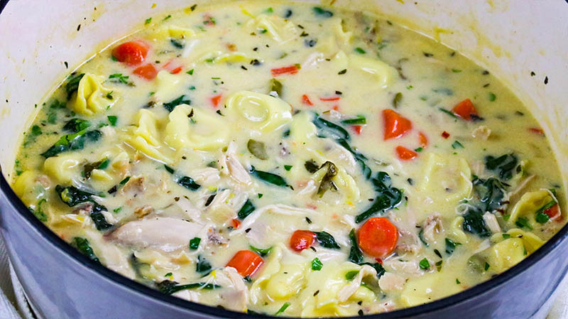 Creamy Chicken Tortellini Soup 29