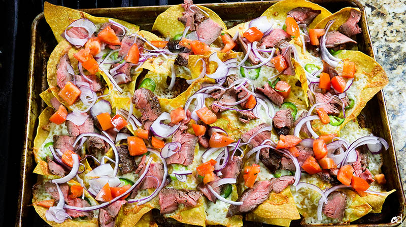 Loaded Steak Sheetpan Nachos15