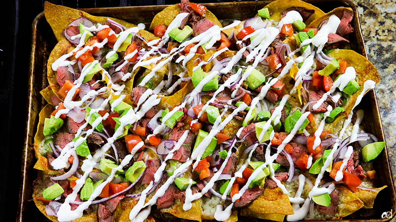 Loaded Steak Sheetpan Nachos17