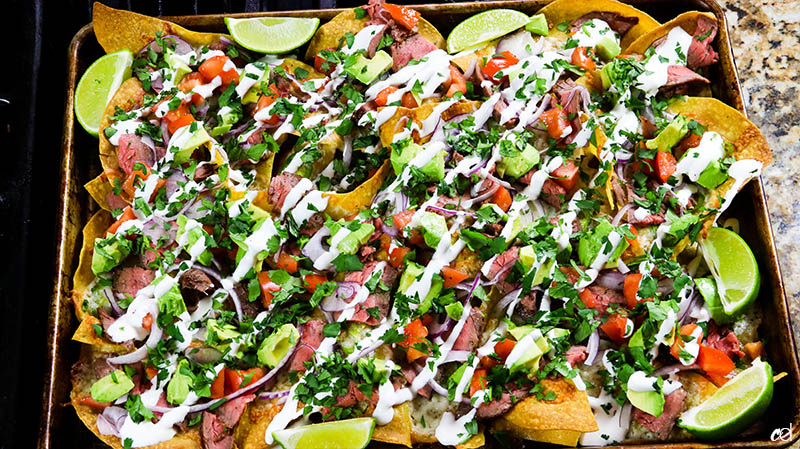 Loaded Steak Sheetpan Nachos18