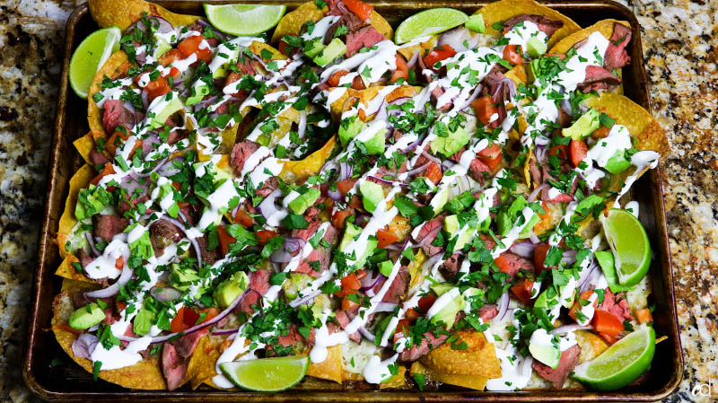 Loaded nachos with beans and chorizo - Chatelaine