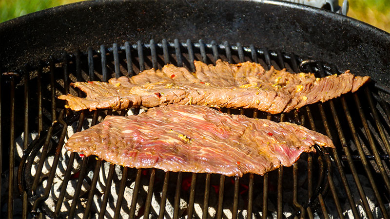 Grilled Mojo Steak Tacos