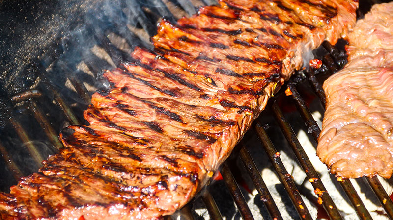 Grilled Mojo Steak Tacos