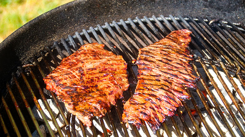 Grilled Mojo Steak Tacos