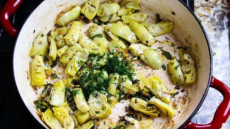 Spinach Artichoke Chicken Thighs