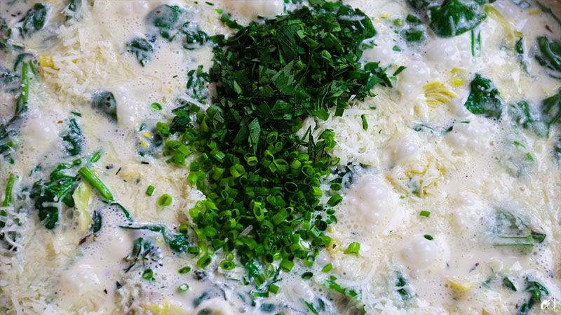 Spinach Artichoke Chicken Thighs