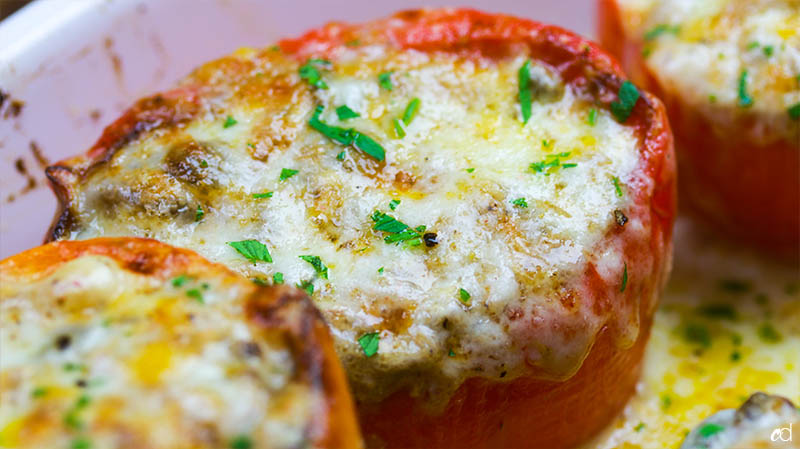 Steak And Cheese Stuffed Peppers