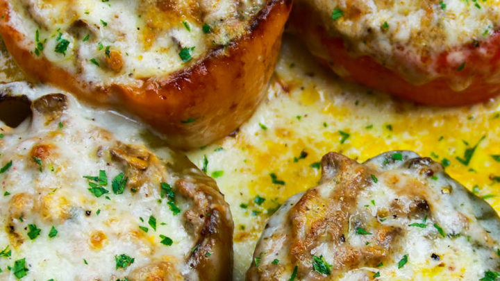 Steak And Cheese Stuffed Peppers