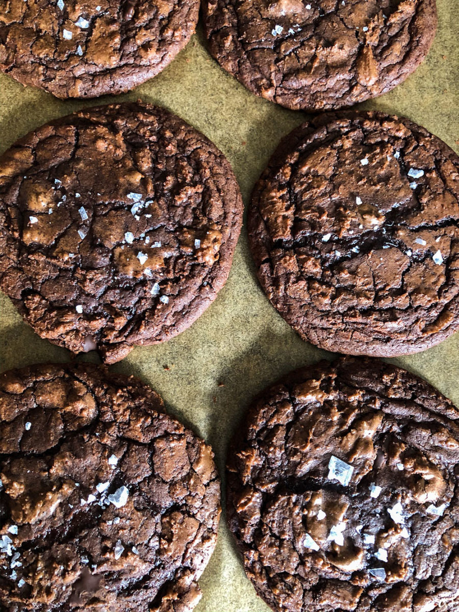 Double Chocolate Chunk Cookies - Death By Chocolate Cookies