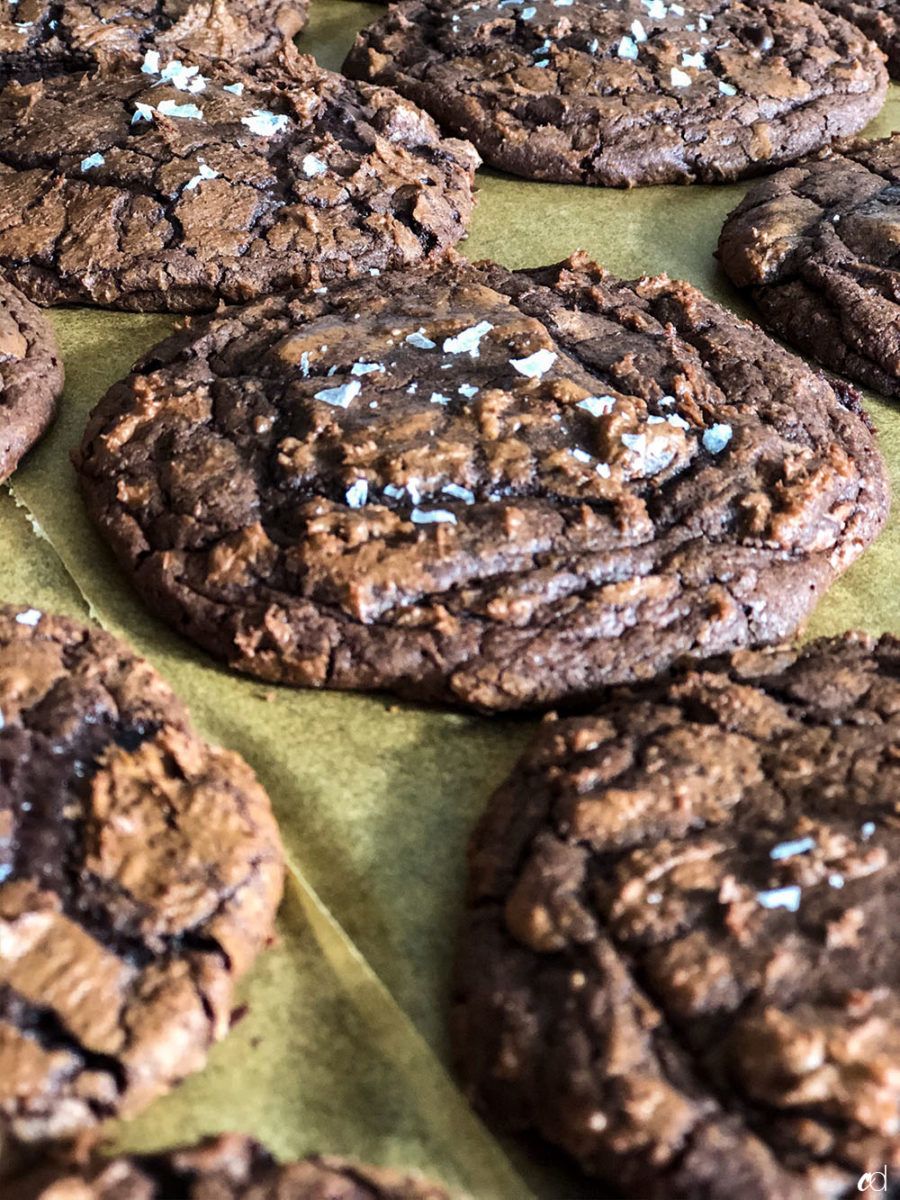 Double Chocolate Chunk Cookies - Death By Chocolate Cookies