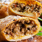 Bacon Cheeseburger Egg Rolls 5