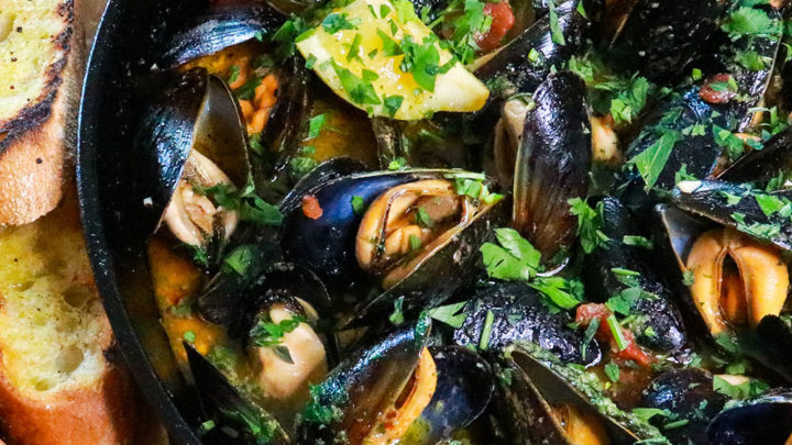 Grilled Drunken Beer Braised Mussels 1