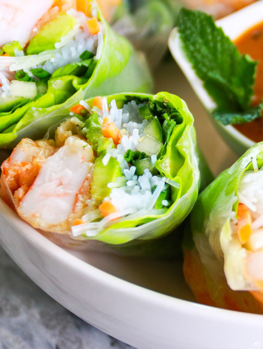 Shrimp Rice Paper Rolls