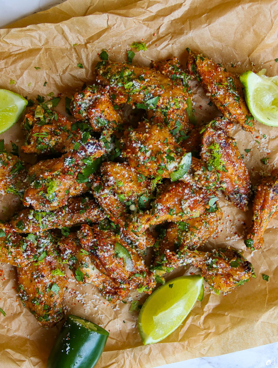 Elote Chicken Wings