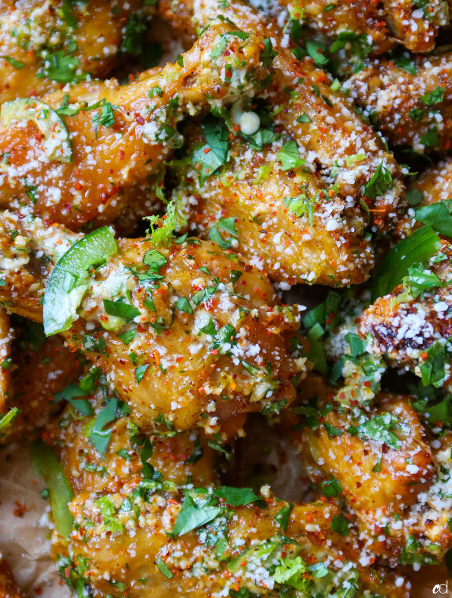 Elote Chicken Wings 