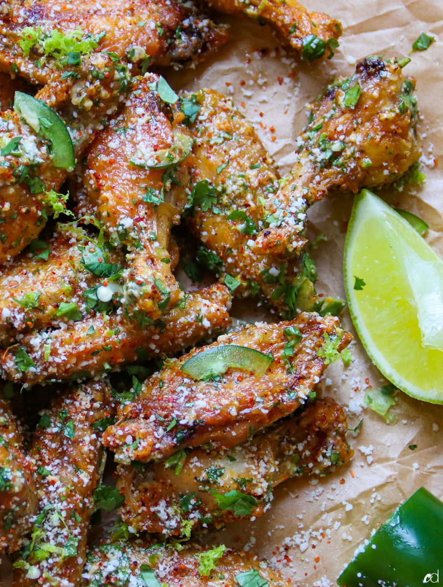 Elote Chicken Wings